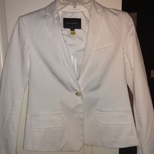 Banana republic white blazer. Size 0. worn once